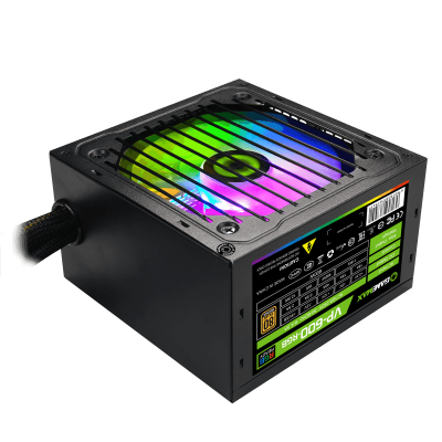 GAMEMAX 600W SEMI-MOD 80+BRONZE RGB