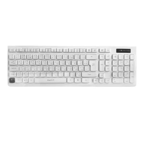 CLAVIER SOURIS SANS FIL   -    HAVIT 593 / 592