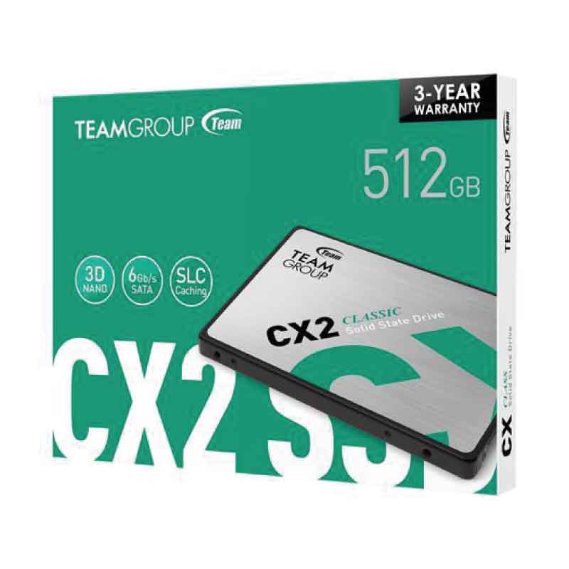 TEAM GROUP SSD 512 G SATA 2.5″