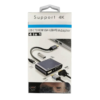Adaptateur 2-en-1 USB Type-C vers VGA & HDMI Support 4K