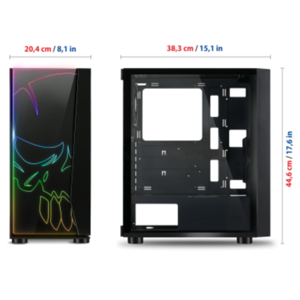 Design sans titre (46) SPIRIT OF GAMER - GHOST ONE