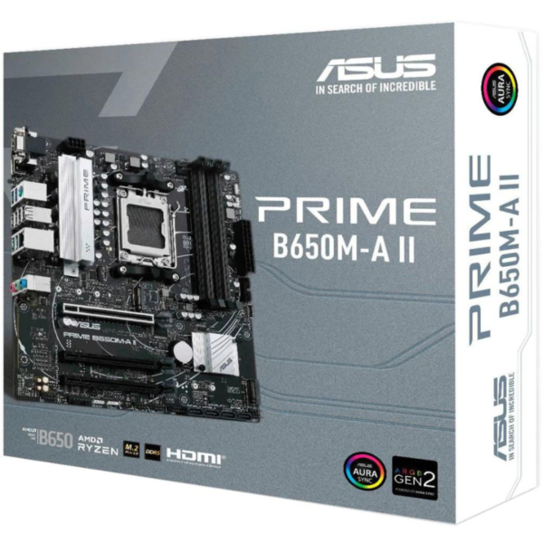 ASUS Prime B650M-A II AM5 For Ryzen 7000