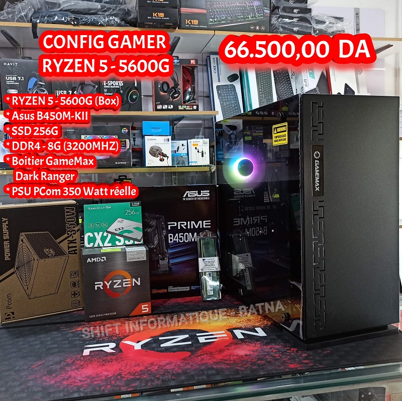Config AMD Ryzen 5 – 5600G