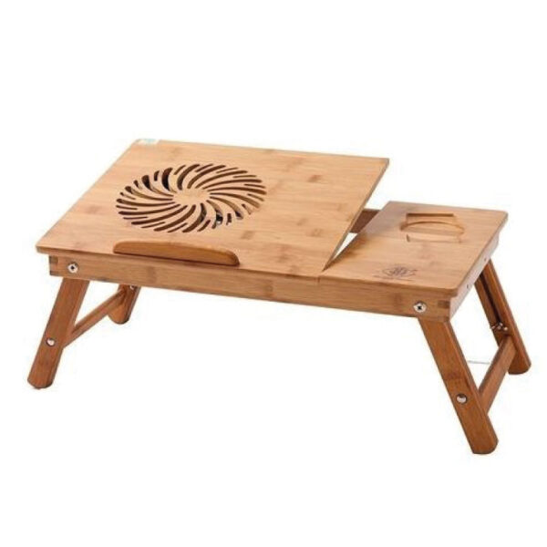 bamboo-1 table laptop refroidissement Usb En Bois