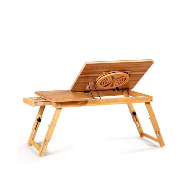 bamboo-3 table laptop refroidissement Usb En Bois