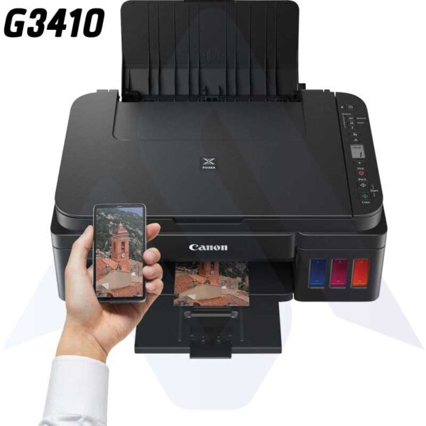 Canon PIXMA G-3410 – Imprimante Multifonction 3-en-1 Jet d'Encre Couleur avec Wi-Fi