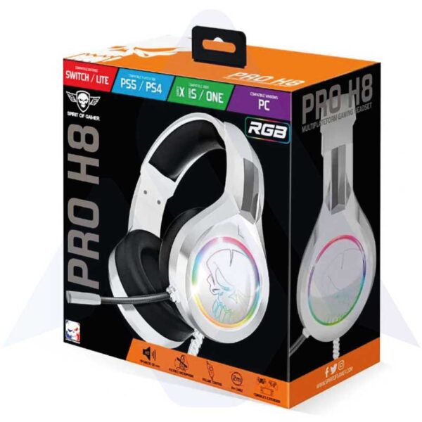 SPIRIT OF GAMER Pro H8 White