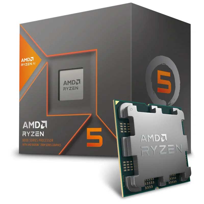 CPU AMD RYZEN 5 – 8600G BOX (AM5) (RADEON 760M – 6 CORE / 12 TH) 4.3/5.0 GHZ
