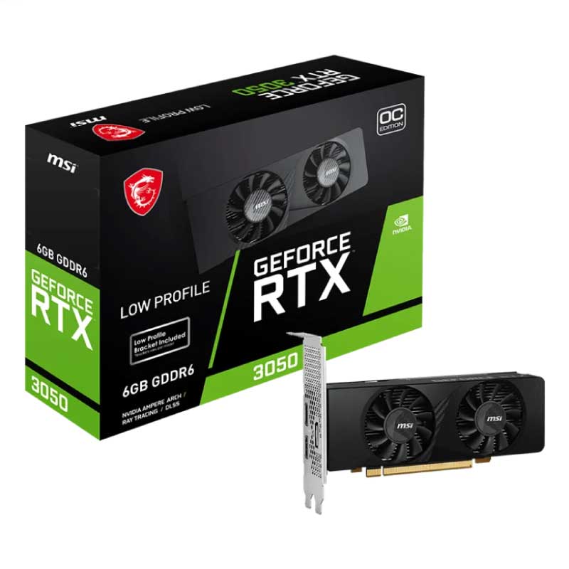 MSI GeForce RTX™ 3050 LP 6G OC