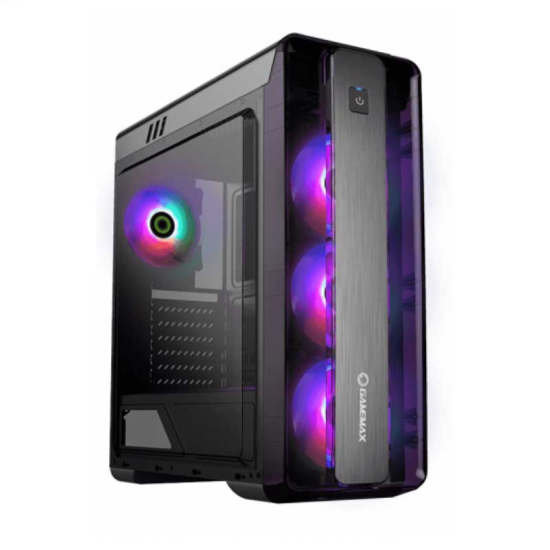 BOITIER GAMEMAX MOONLIGHT (4 VENTILO RGB)