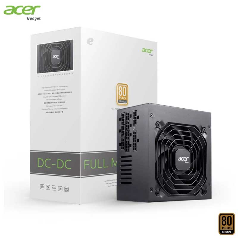 ACER 750 WATT – 80 + BRONZ FULL MODULAR