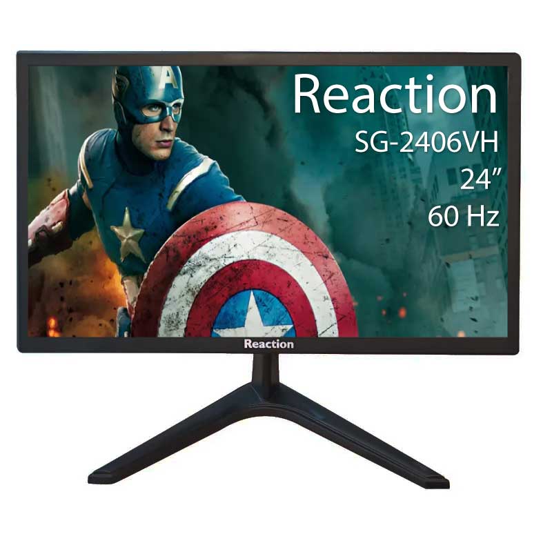 Ecran Reaction 24″ Full-HD 60Hz HDMI/ VGA SG-2406VH