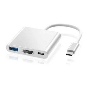 Type C vers HDMI USB 3.0 USB-C Câble adaptateur 3 in 1