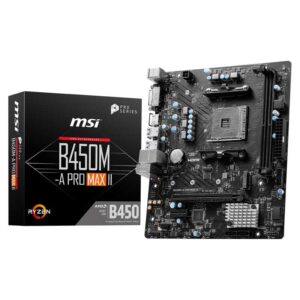 MSI B450M-A PRO- MAX II DDR4 (AM4)