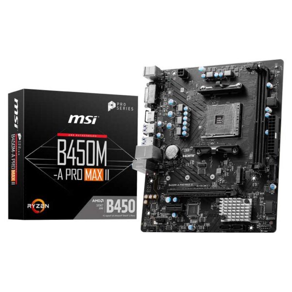 MSI B450M-A PRO- MAX II DDR4 (AM4)