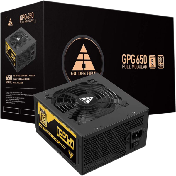 ALIMENTATION 650 WATT GOLDFIELD FULL MODULAIRE (80+ GOLD)