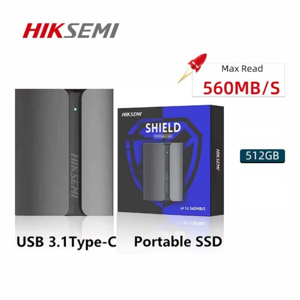 DISQUE DUR EXTERNE SSD 512 GIGA - HIKSEMI