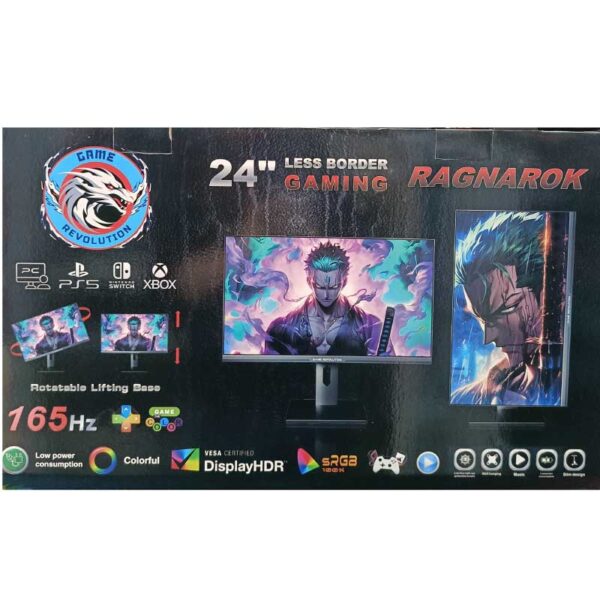 GAME REVOLUTION RAGNAROK 24" 165HZ - IPS - 1MS -HDMI-DP -PIVOLTANT- 100 SRGB