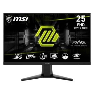 ECRAN 25" MSI G256F - IPS - 180HZ - 1MS - BLACK