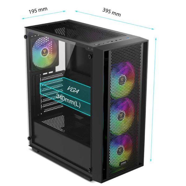 BOITIER-GAMDIAS-AURA-GC2-ELITE-ARGB BOITIER GAMDIAS AURA GC2 ELITE ARGB