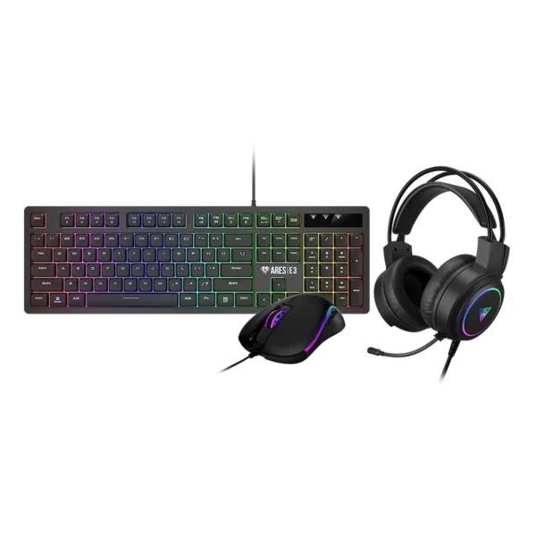 COMBO GAMER CLAVIER + SOURIS + CASQUE - GAMDIAS POSEIDON E2