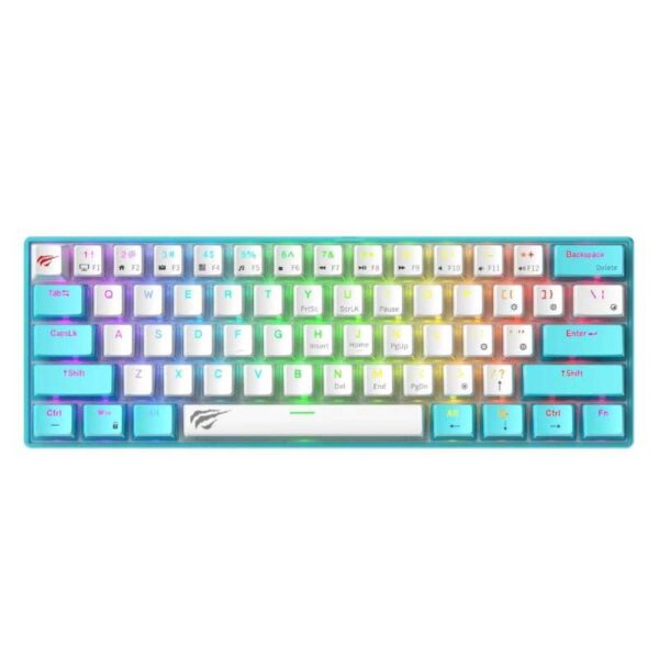 CLAVIER GAMER MECANIQUE HAVIT KB903L BLEU + WHITE