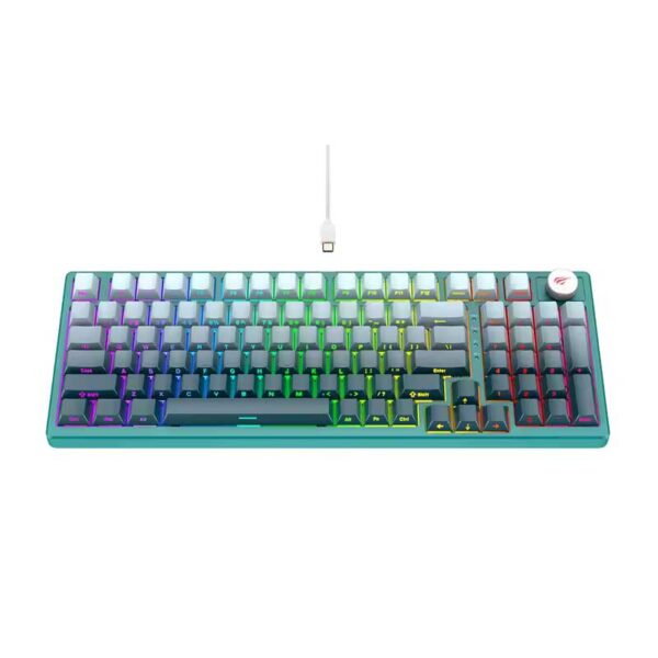 CLAVIER GAMER MECANIQUE HAVIT KB899L RGB W/GRE