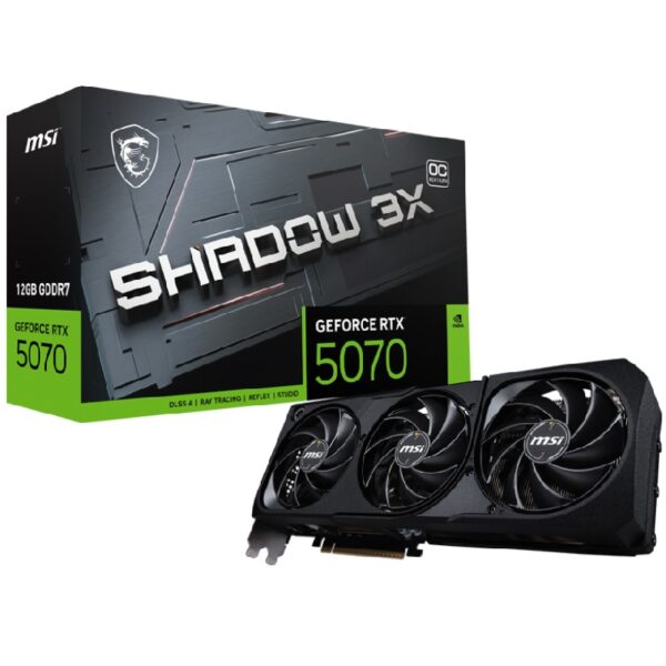 CARTE GRAPHIQUE MSI RTX 5070 - SHADOW 3X OC (12 GIGA)