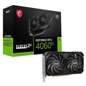 msi-4060-ti CARTE GRAPHIQUE MSI RTX 4060TI - VENTUS 2X (8 GIGA) OC EDITION