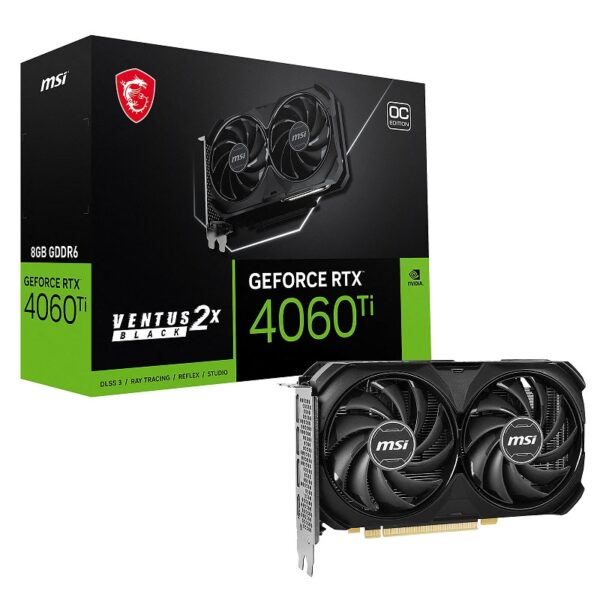 CARTE GRAPHIQUE MSI RTX 4060TI - VENTUS 2X (8 GIGA) OC EDITION