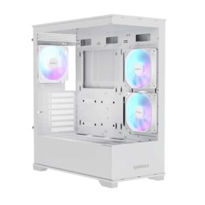 raid BOITIER RAIDMAX I801W WHITE (2+1 VE,TILO ARGB) AQUARIUM BLANC