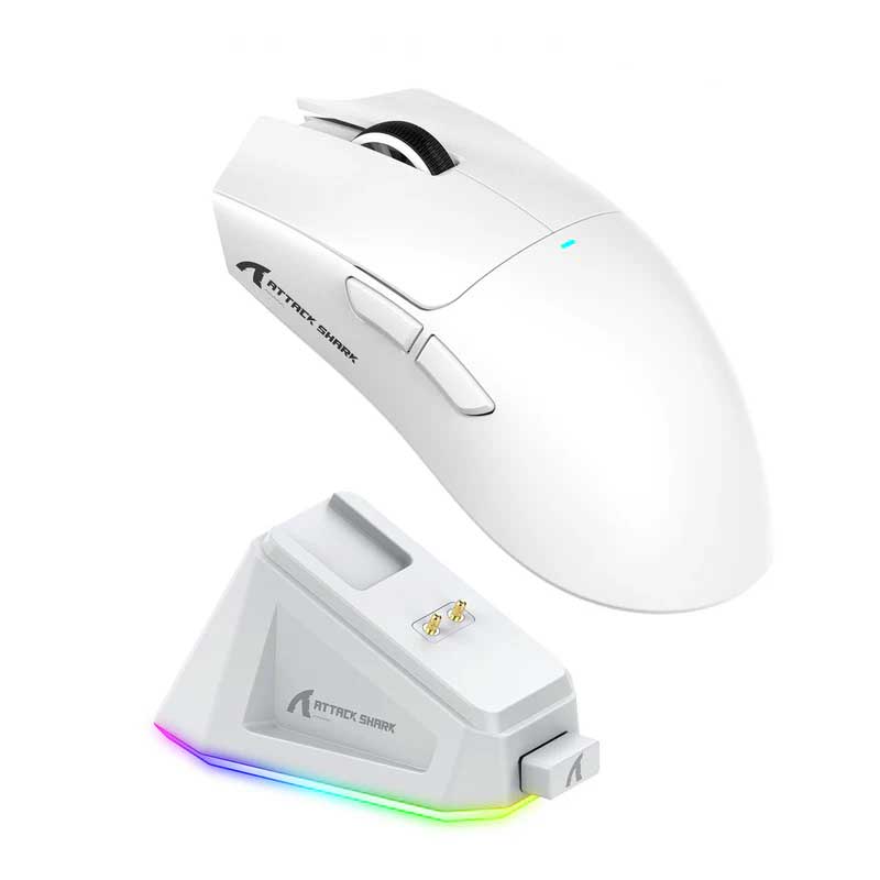SOURIS GAMER X11 – ATTACK SHARK (WIRED + 2.4G +  BT 5.2)