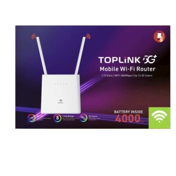 MODEM 4G/5G TOP LINK BATTERIE 4000 MA (HW303)