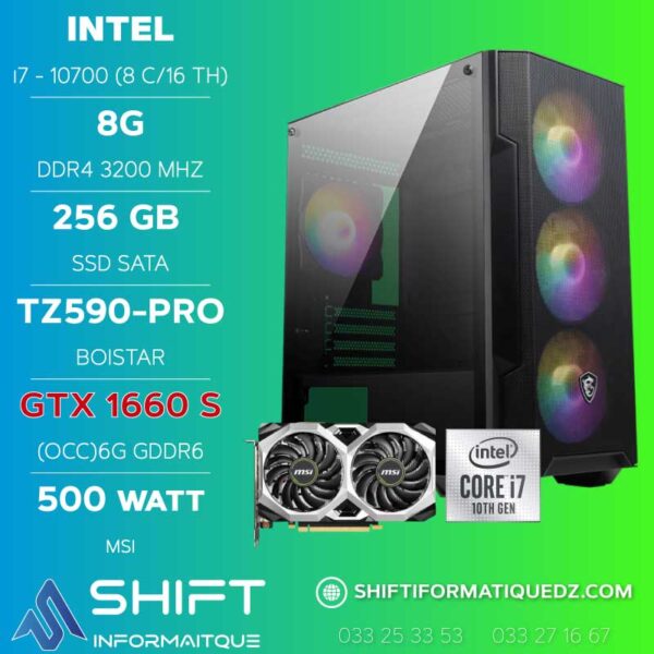 i7 10700 + GTX 1660 SUPER
