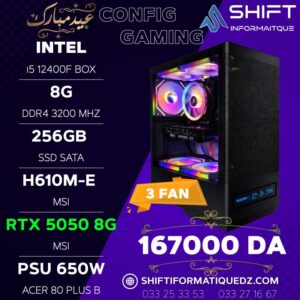 CONFIG I5 12400F + RTX 5050 8G