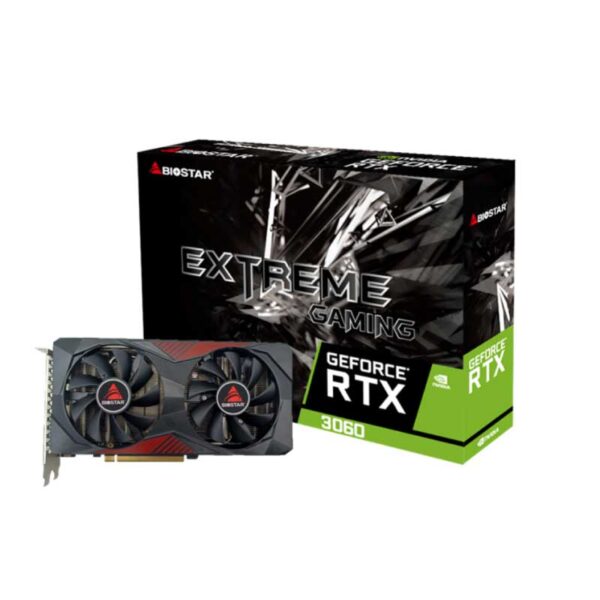 RTX-3060-BIOSTAR-12G- RTX 3060 BIOSTAR 12GB 192BIT GDDR6 3DP/1HDMI EXTREME