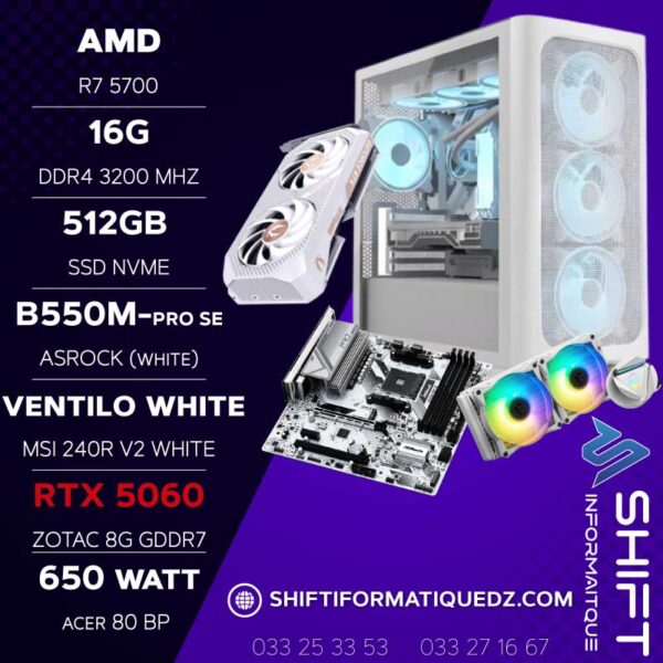RYZEN 7 5700 + RTX 5060 8G