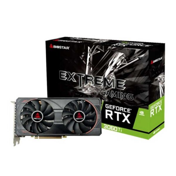 3060ti-biostar RTX 3060TI BIOSTAR 08GB 256BIT GDDR6 3DP/1HDMI EXTREME GAMING CONFIG