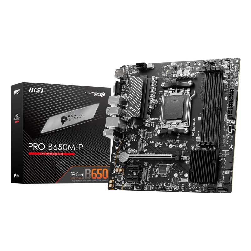 MSI PRO B650M-P Micro-ATX , AM5
