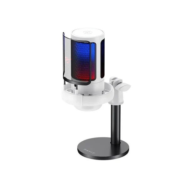 havit-recording-microphone-gk50havit MICROPHONE RGB GAMING HAVIT GK50 / BLANC