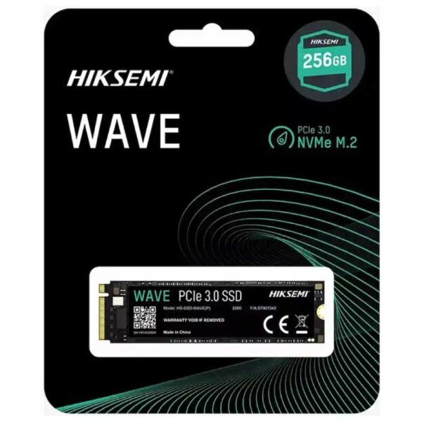 ssd-nvme-256-hil HIKSEMI WAVE 256GB SSD M.2 PCIe 3.0 NVMe, Up to 2280MB/s speed
