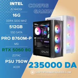 14400F+-RTX-5060-8G INTEL i5 14400F + RTX 5060 8G