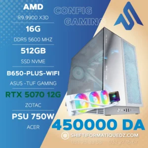 RYZEN 9 9900X3D + RTX  5070 12G