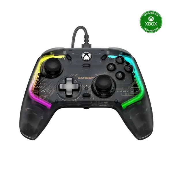GAMESIR KHALED GameSir Kaleid Wired Transparent RGB Gaming Controller for Xbox