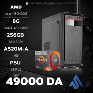 RYZEN 5 3400G CASE SIMPLE