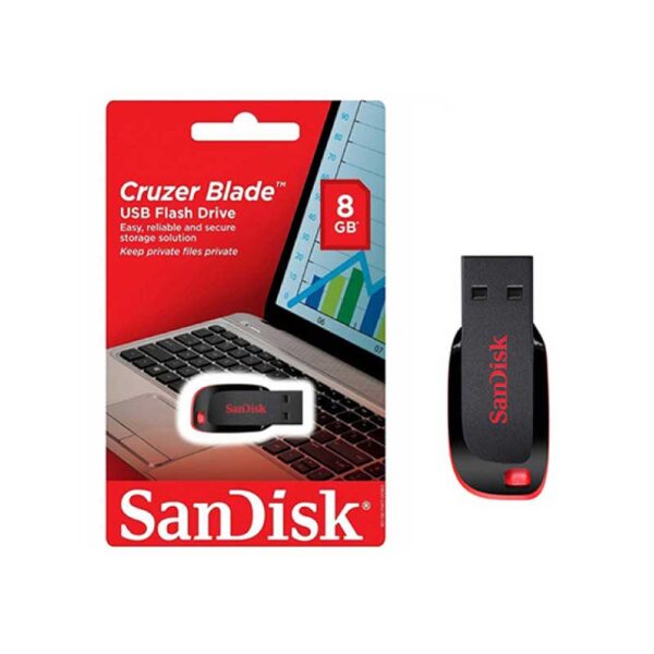 FLASH DISQUE 8 G – SANDISK – Cruzer Blade