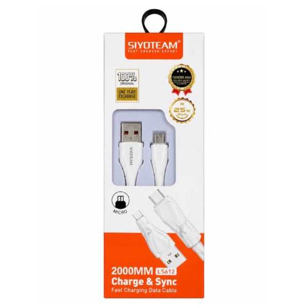 61222 CABLE ANDROID SIYOTEAM LS612 - TYPE-C / LUNA - 2M