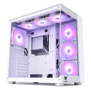 HYBROK TITAN EVO 7 FANS ARGB BLANC