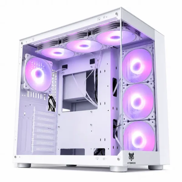 HYBROK TITAN EVO 7 FANS ARGB BLANC