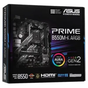 ASUS B550M-K ARGB GEN2 AMD (2 PORTS RAM)